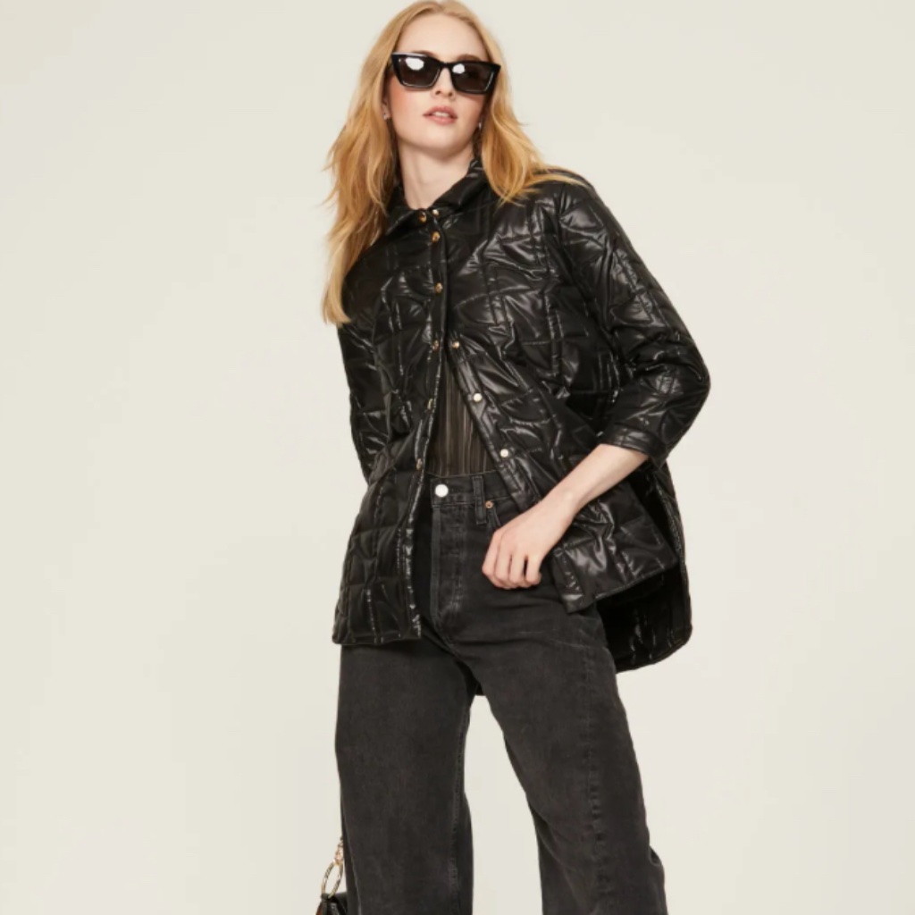 Patou Quilted Overshirt In Recycled Polyamide